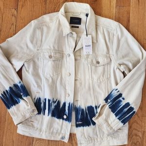 Scotch and Soda white and denim jacket size XXL